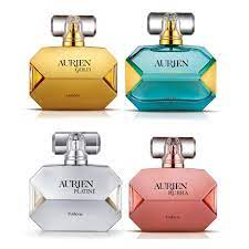 Linha Colônia Desodorante Aurien: Platiné, Gold, Rubra e Turquesa 100ml Eudora - á escolher em Oferta na Shopee