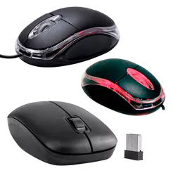 Mouse Básico Mause Usb Pc 800dpi Notebook Computador Led Escritório Excelente qualidade e durabilidade