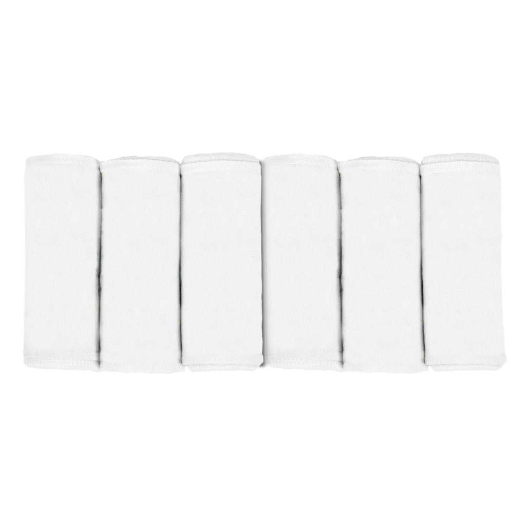 Faixa De Umbilical Com 6 Unidades Branca 100% Algodão 10x80cm