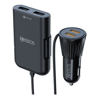 Carregador Veicular Carro Smartphone Turbo 4 Portas Usb Hrebos Uber Taxi
