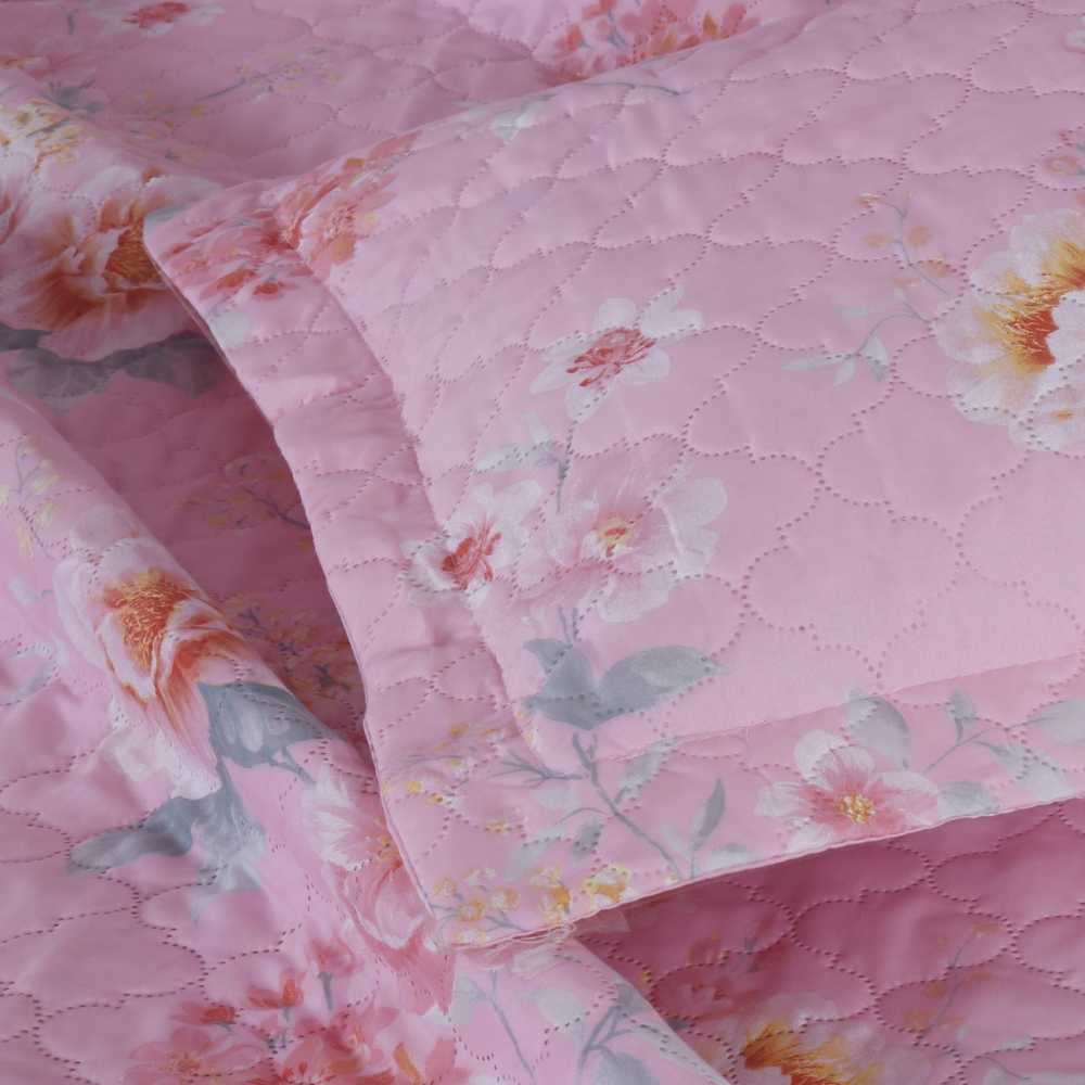 Kit Colcha Queen Bouti Cobre Leito Estampado 3 Peças Cor:Finesse em Oferta na Shopee