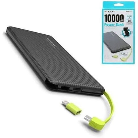 Imagem Carregador Portátil Pineng Power Bank 10.000mah,5000mah com adaptador iPhone,V8
