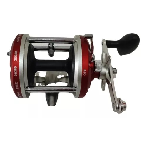 Carretilha Meio Pesada Ottoni Jj 500 Perfil Alto Drag 25kg Top de Linha