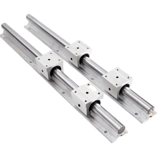 2 Eixos Suportado T 16mm X 550mm + 4 Pillow Block Aberto 16