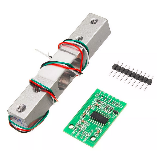 Célula De Carga 1Kg - Sensor De Peso + Módulo Hx711 Sensor Peso Balança Arduino