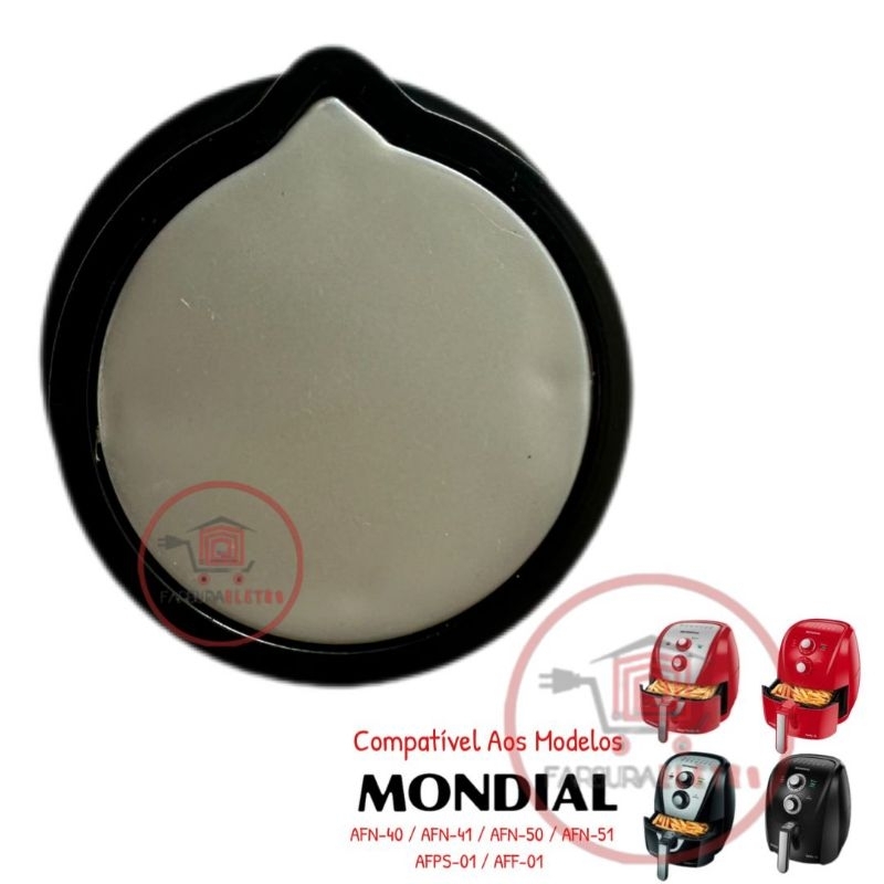 Botão Knob do Timer/Termostato Air Fryer Mondial AFN-40 AFN-41 AFN-50 AFN-51