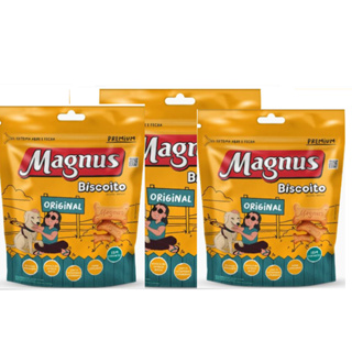 3 Pacotes Magnus Biscoito Original Cães Adultos em Oferta na Shopee