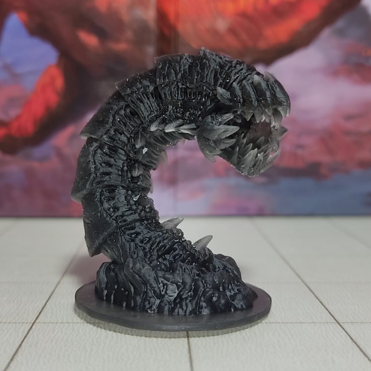 Miniatura RPG Verme Púrpura Criatura DeD BoardGames Dungeon and Dragons em Oferta na Shopee