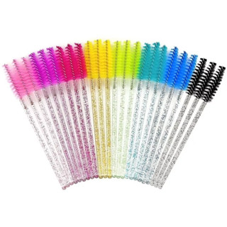 Kit 50 Escovas De Cílios E Sobrancelha Descartáveis