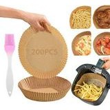 Forma de papel descartável air fryer 50 unidades