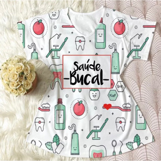 Camisa Saúde Bucal feminina
