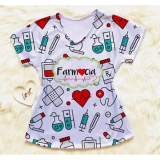 Camisa profissão Farmácia feminina