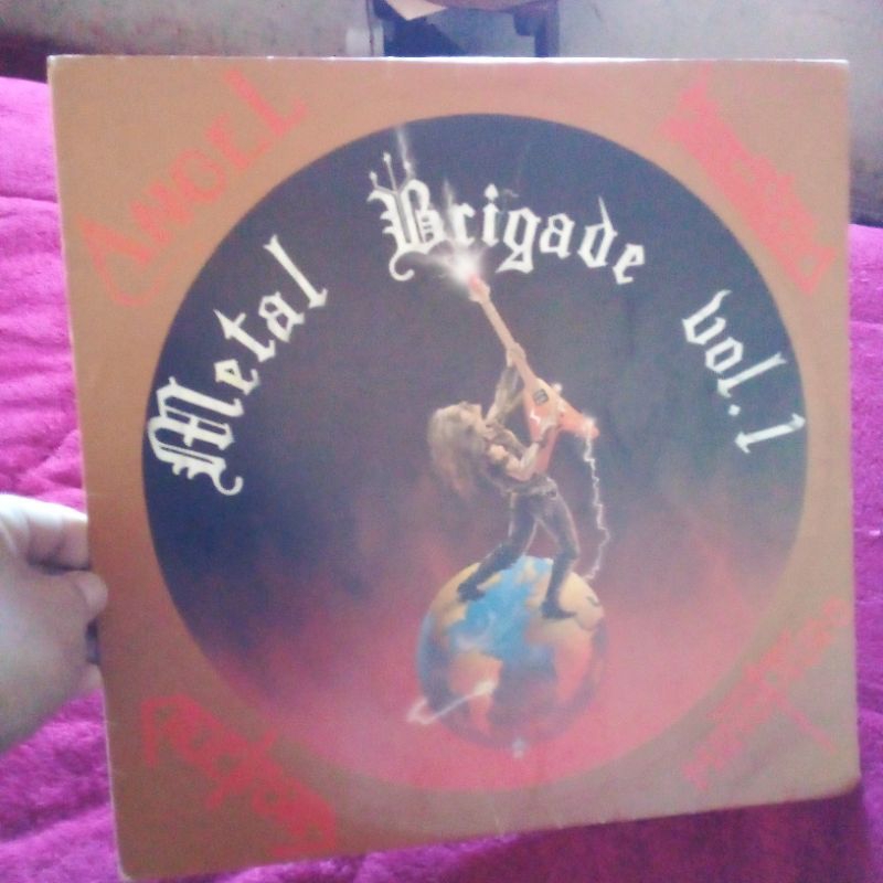Disco vinil Metal Brigade vol 1 com encarte