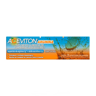 Vitamina C Aceviton Arginina 16 Comprimidos Efervescentes