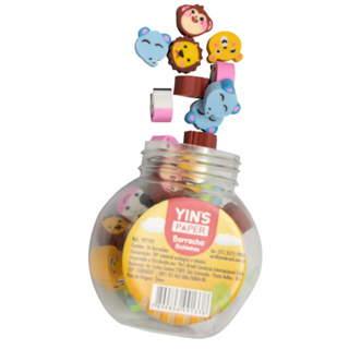 Potinho Borracha Mini Bichinhos - 36 Unidades em Oferta na Shopee