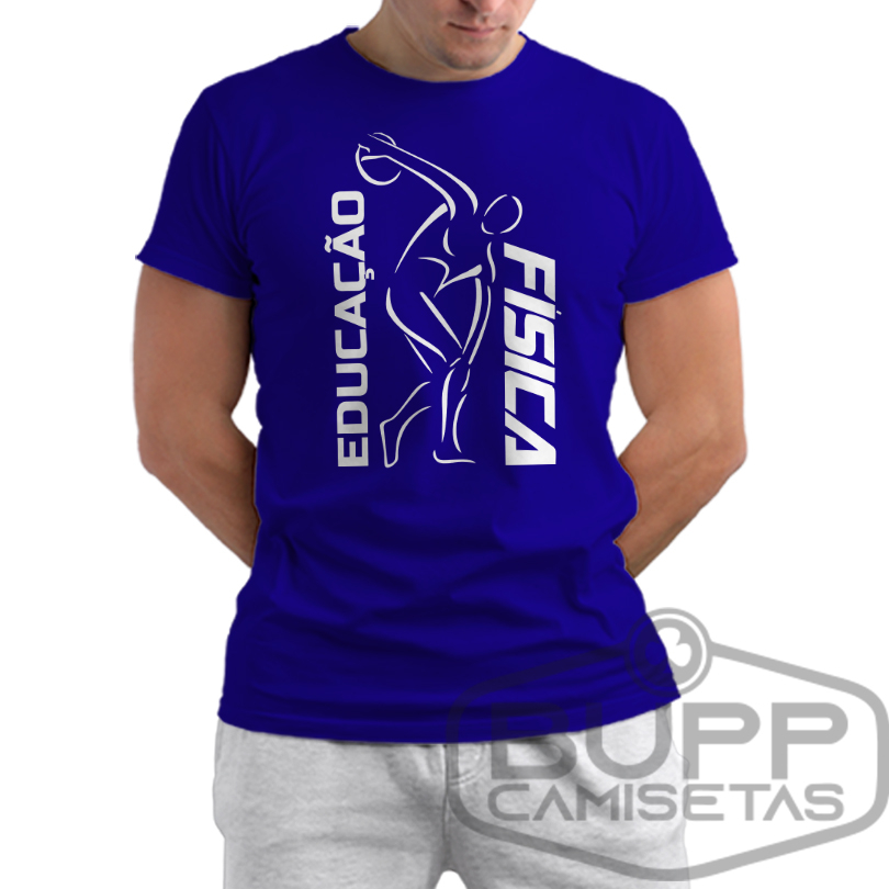 Camiseta Educação Física Camisa Curso Universitário Faculdade 100% Algodão Várias Cores