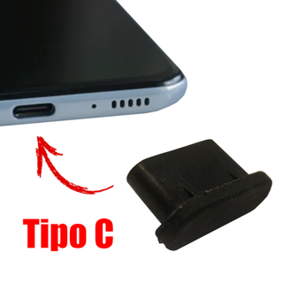 Plug Anti Poeira Tipo C Para Celulares c/nf