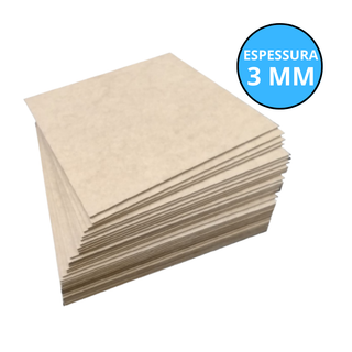 Chapa Mdf Cru 3mm Placa Decoração 19x28 cm 1 Unidade