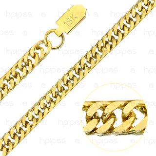 Pulseira Masculina Grumet Duplo Moeda Antiga Não Descasca 6mm