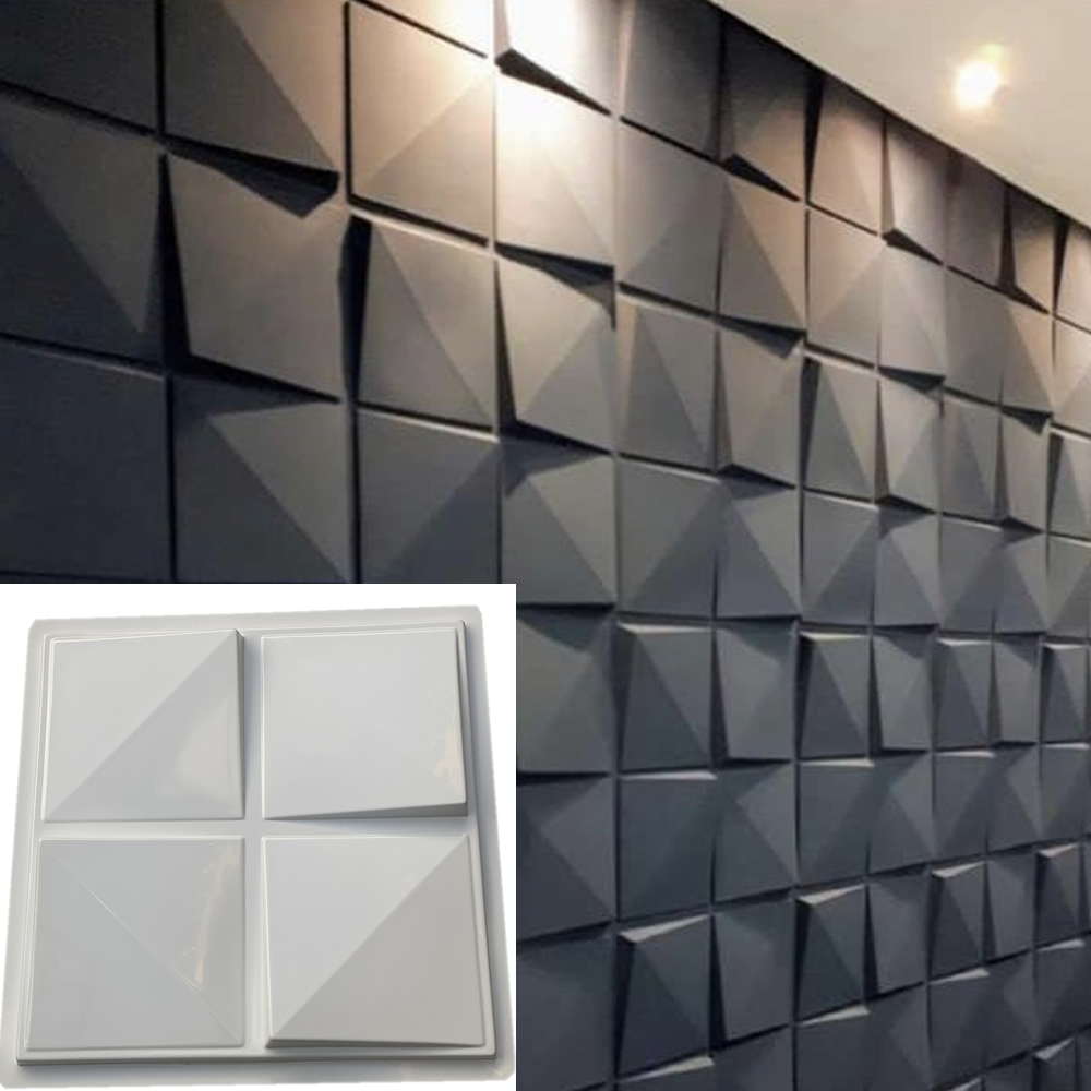 Forma gesso 3d Cronos 40x40cm ABS 2mm Molde de gesso/cimento/concreto 3d 676