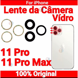 Lente De Vidro Da Câmera Traseira iPhone 11 Pro / 11 Pro Max