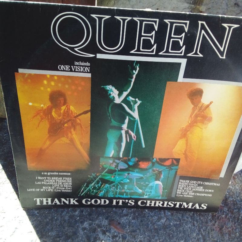 Disco vinil Queen Thank God It s Christmas