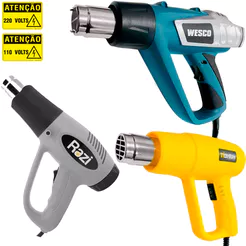 Soprador Térmico Elétrico 1500 - 2000w De Potência 110 - 220V Original Profissional A Escolha