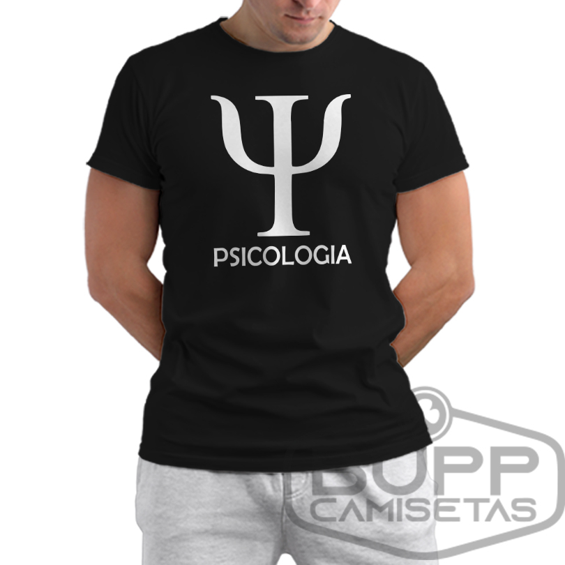 Camiseta Psicologia Camisa Profissão Psicólogo Unissex Algodão Várias Cores Pronta Entrega