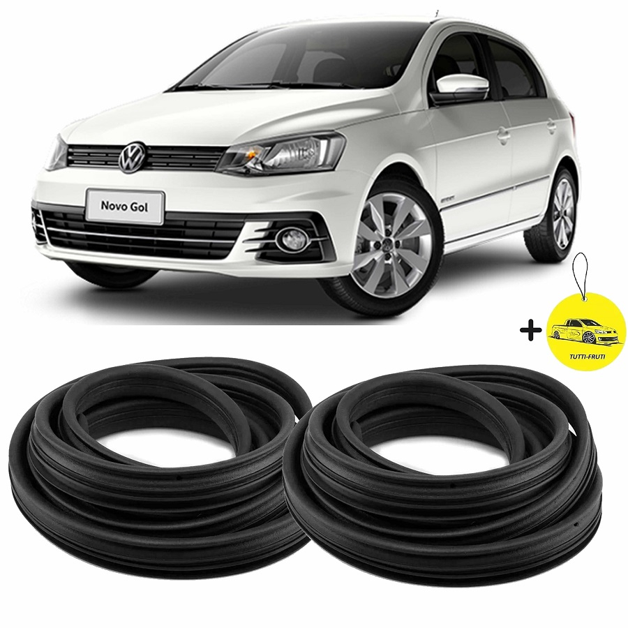 Par Borracha Vedação de Porta Gol Voyage G5 G6 G7 2008 A 2022