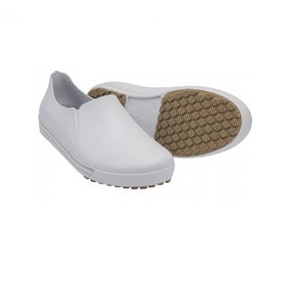 Sapato Profissional Antiderrapante Sticky Shoes C/ Fachete Branco C.A. 44.589