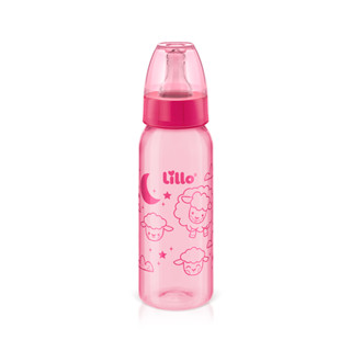 Mamadeira Divertida Fluxo Médio 240ml 6m+ Rosa – Lillo