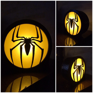 Luminária Geek de mesa Homem Aranha - Spider Man em Oferta na Shopee