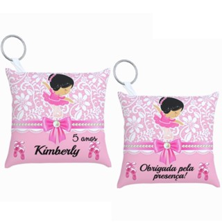 50 Almochaveiros Lembrancinhas Bailarina Personalizado Aniversário Chás Presentes