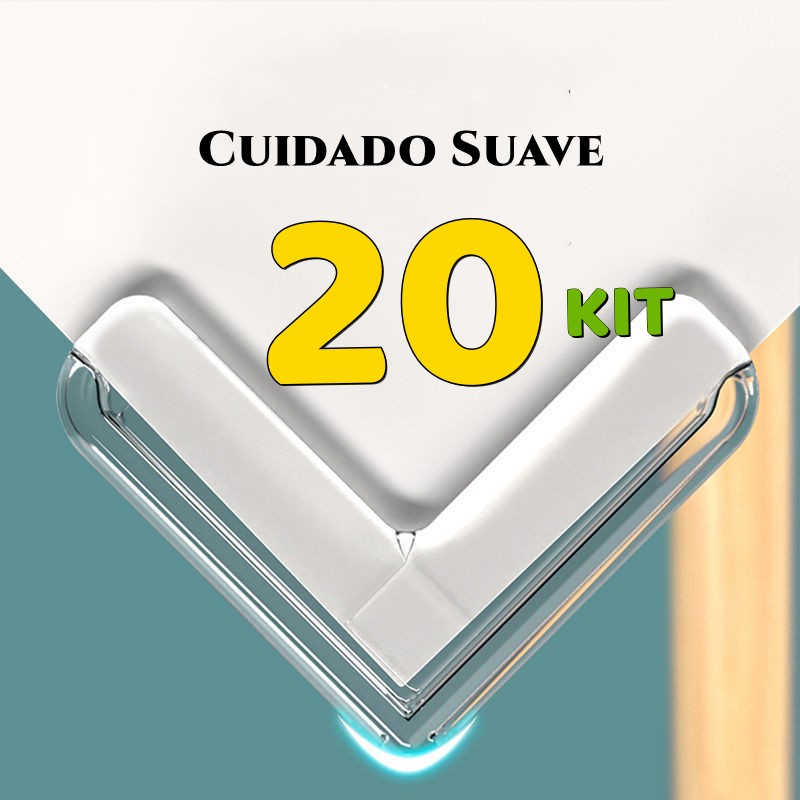 20 Protetor De Silicone De Mesa Quina Protetor Para Móveis Quarto Cozinha Casa