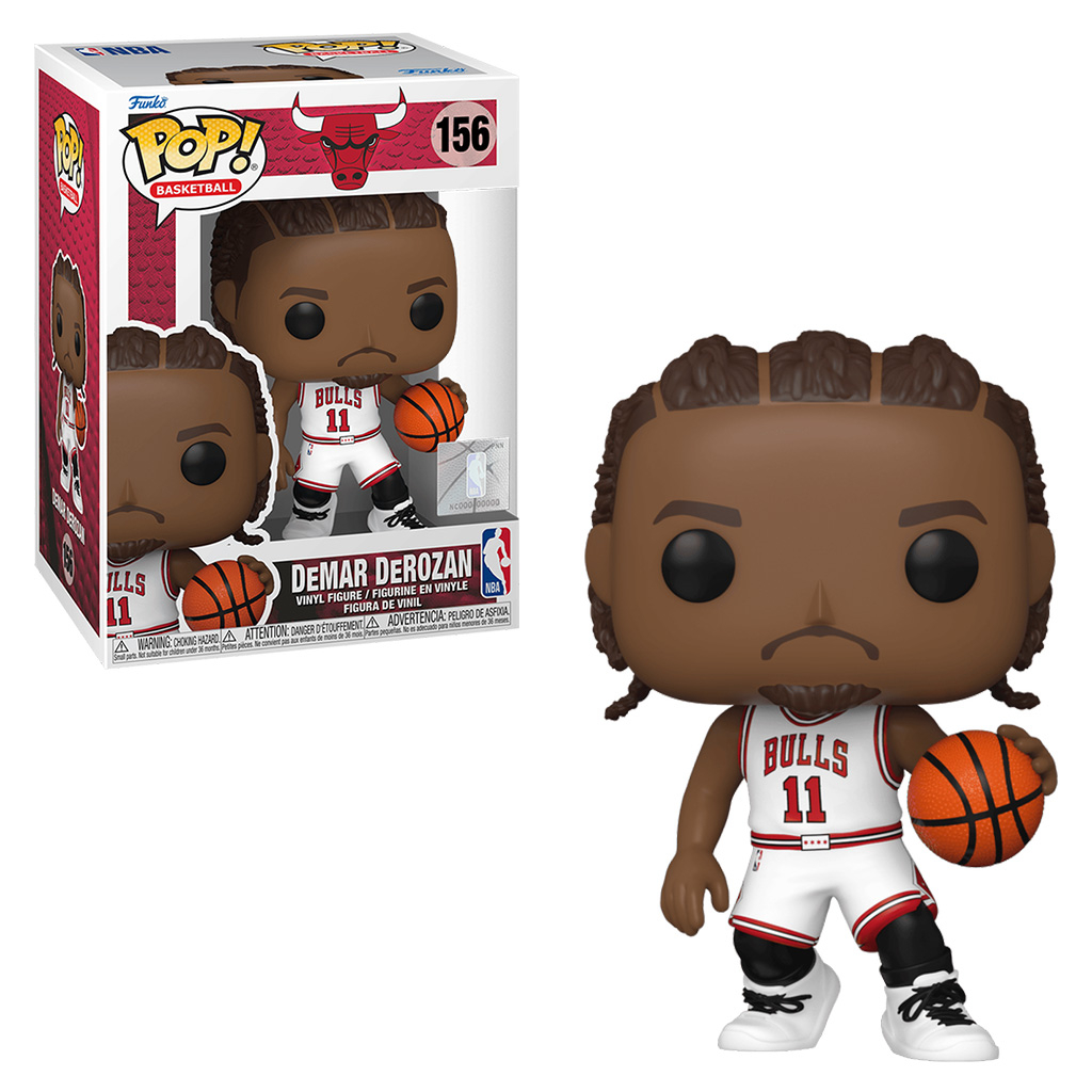 FUNKO POP BASKETBALL NBA CHICAGO BULLS - DEMAR DEROZAN 156 NOVO ORIGINAL em Oferta na Shopee