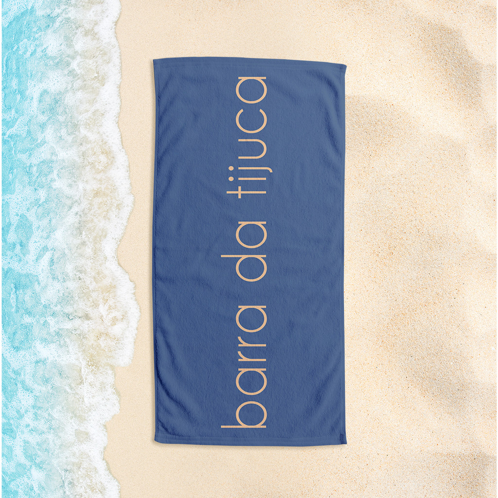 Toalha de Praia Yuzo 70x140cm Praias Barra da Tijuca
