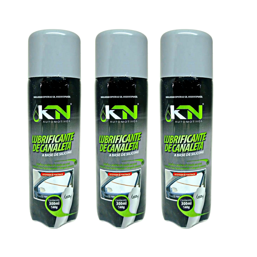 Lubrificante De Canaleta De Carros Janelas KN 300ml