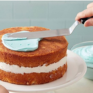 Espátula Para Alisar Bolo Confeitaria Artistica Decorar Aço Inox - 1 unidade em Oferta na Shopee