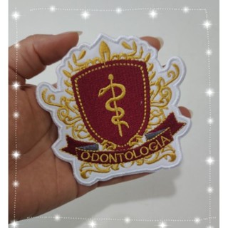 Patch Termocolante Odontologia Bordado