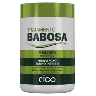 Eico Máscaras Babosa Aloe Vera Tratamento Hidratação Brilho Para Cabelos Ressecado 1kg