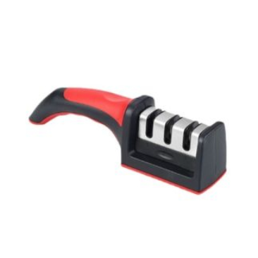 Kit 1/2/5 Amolador Afiador De Facas Em Aço Inox Profissional Com 3 Afiadores Profissional