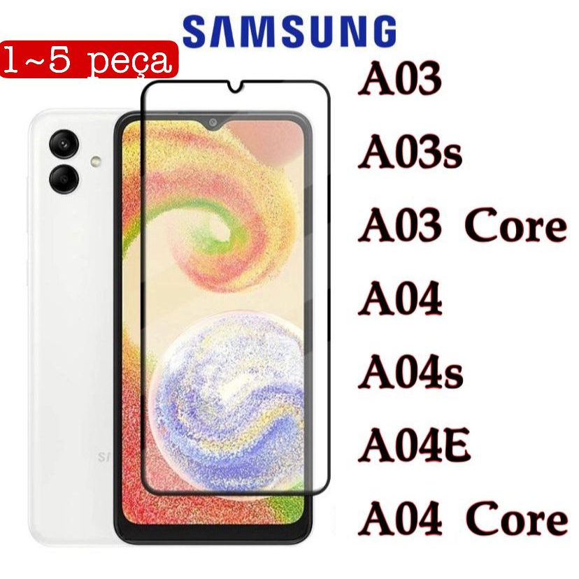 Película De Vidro 3D Samsung Galaxy A03 A03s A03Core A04 A04E A04s A04CORE em Oferta na Shopee
