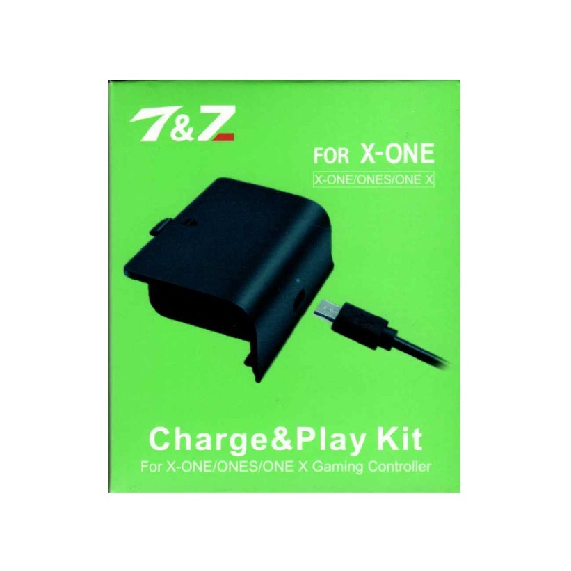 Bateria E Cabo Carregador P/ Controle Xbox One Charge Play Kit