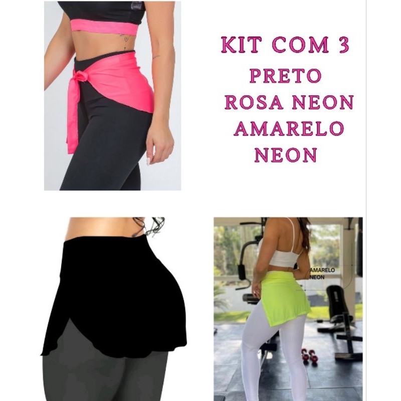 *PROMOÇÃO* Legging Tapa Bumbum de Amarrar Academia Fitness Saia slin Praia Conforto