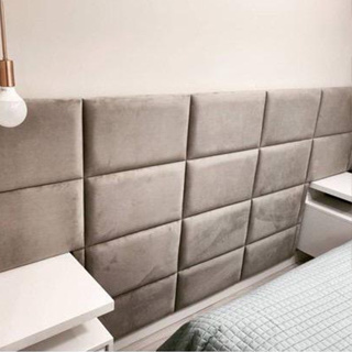 10 Cabeceiras Estofadas Decorativas 30x40 cm em Oferta na Shopee