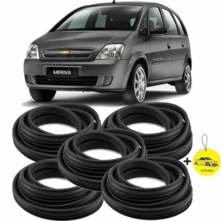 Kit Vedação Meriva 4 Borrachas de Porta + Borracha do Porta Malas 2002 a 2012 em Oferta na Shopee
