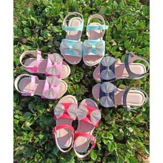 Sandália Feminina Infantil Laço Strass Maitê Love Shoes 20 Ao 27