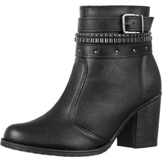 Bota Montaria Feminina GiGiL Cano Curto Feminina Salto Alto Grosso Confortável Moda Blogueria