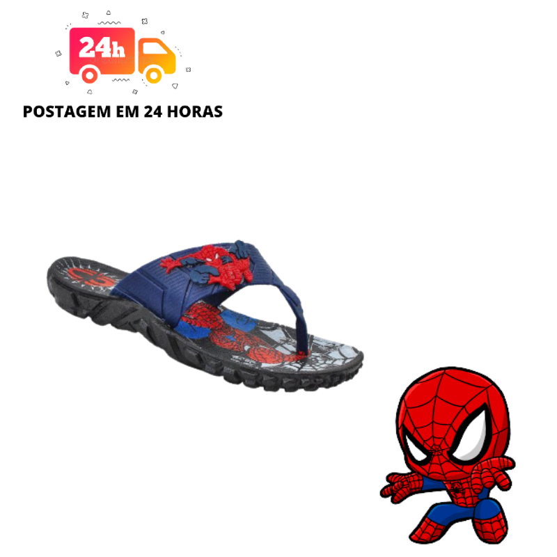Chinelo Sandália Infantil Homem Aranha, , Ben 10, Hot Whells