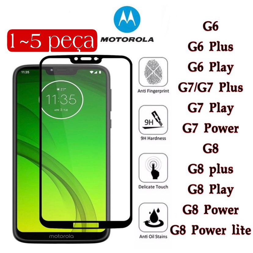 Película De Vidro 3D Para MOTO G6/G6PLUS/G6PLAY/G7/G7PLUS/G7PLAY/G7POWER/G8/G8PLUS/G8PLAY/G8POWER/G8POWER LITE em Oferta na Shopee